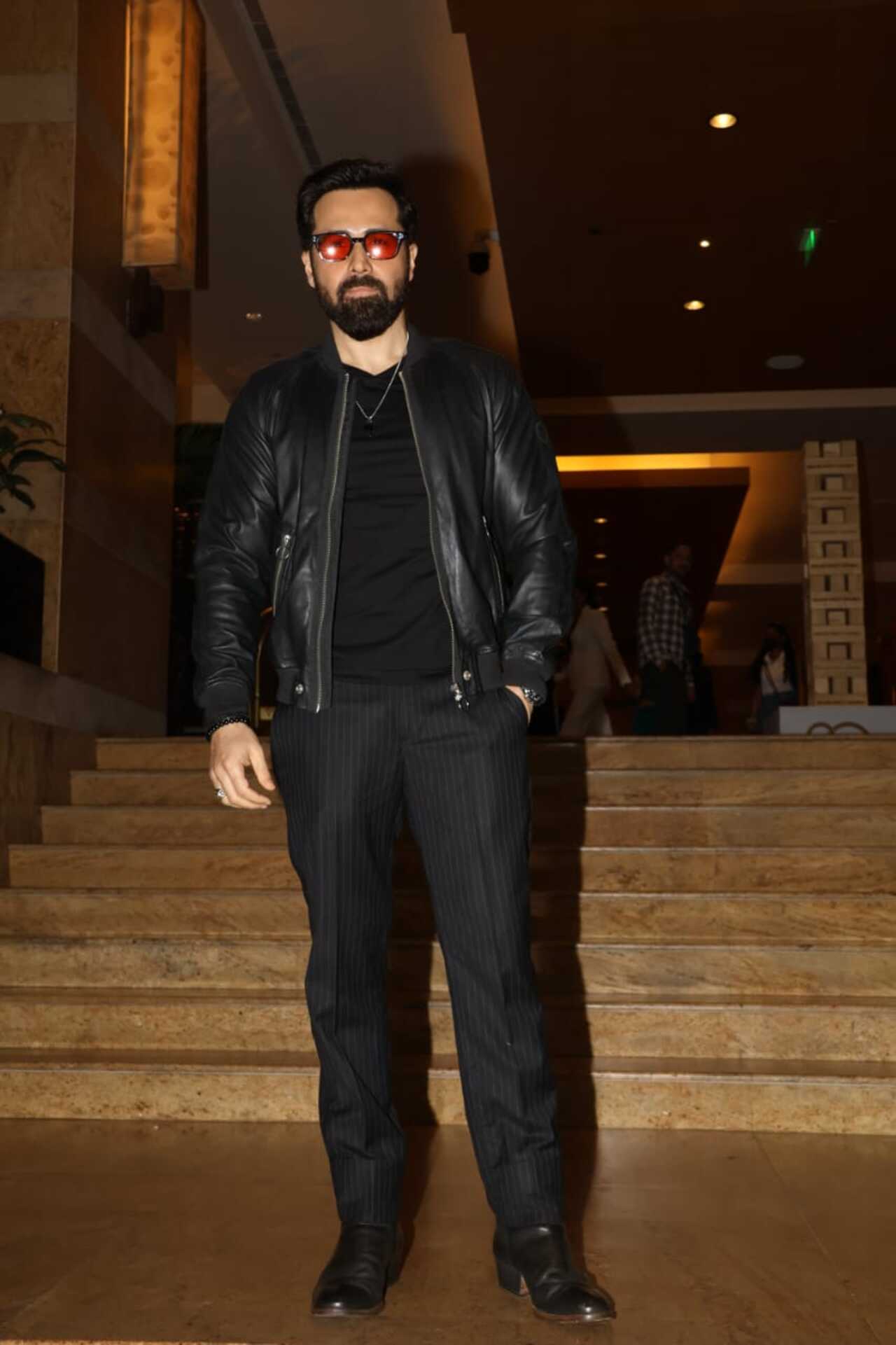 Emraan Hashmi was also spotted at Grand Hyatt in Mumbai for the Prime Video event